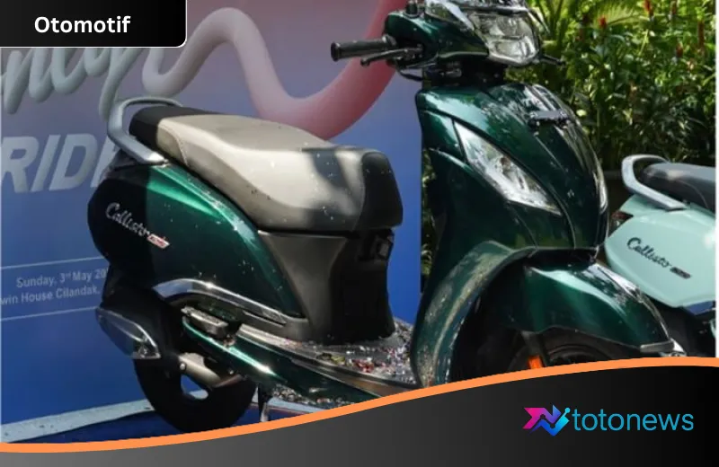 TVS Callisto 125 Emerald Green: Sentuhan Kemewahan Retro dengan Fitur Paling Luas di Kelasnya
