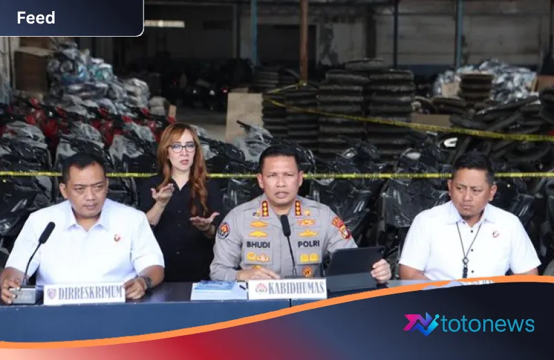 Membongkar Sindikat Ekspor Motor Curian: Polda Metro Jaya Sita 1.494 Unit dari Gudang Rahasia di Jaksel