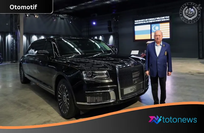 Kemewahan Tanpa Batas: Raja Malaysia Sultan Ibrahim Resmi Terima Limusin Aurus Senat, Simbol Kedekatan dengan Rusia