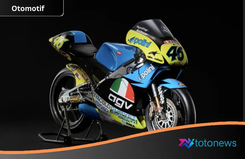 Harta Karun dari Sentul: Motor Balap Aprilia Pertama Valentino Rossi Dilelang, Tembus Harga Miliaran Rupiah