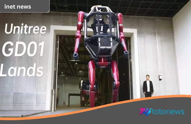 Masa Depan Mecha Telah Tiba: Unitree Robotics China Hadirkan Robot Raksasa GD01 yang Bisa Dikendarai Manusia