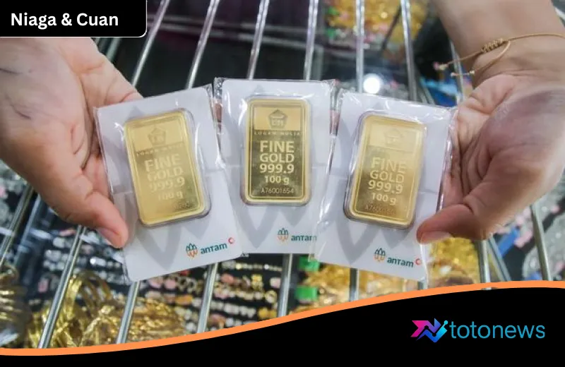 Update Harga Emas Antam Hari Ini: Terkoreksi Rp 20 Ribu, Peluang Serok atau Waktunya Wait and See?