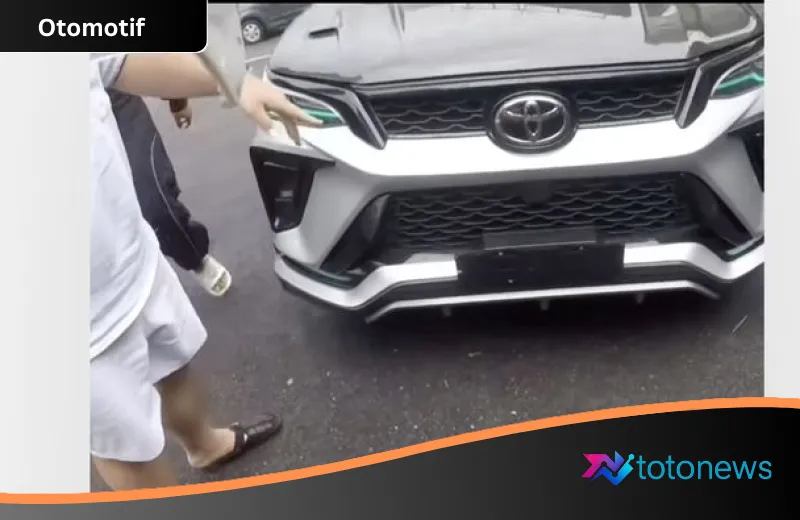 Alasan ‘Jatuh-jatuhan’ Tak Mempan, Pengendara Fortuner di Puncak Kena Tilang Akibat Pelat Frameless dan Tanpa SIM
