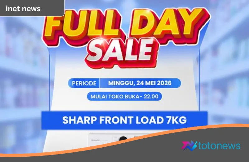 Buruan Serbu! Harga Mesin Cuci Sharp Terjun Bebas di Transmart Full Day Sale, Diskon Jutaan Rupiah Menanti Anda