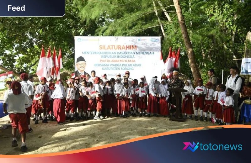 Menembus Batas di Pulau Arar: Komitmen Mendikdasmen Abdul Mu’ti Mewujudkan Pemerataan Pendidikan di Papua Barat Daya