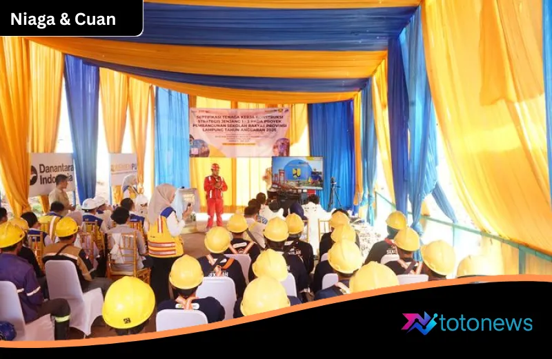 Membangun Fondasi Masa Depan: Brantas Abipraya Perkuat Kompetensi Pekerja di Proyek Sekolah Rakyat Lampung