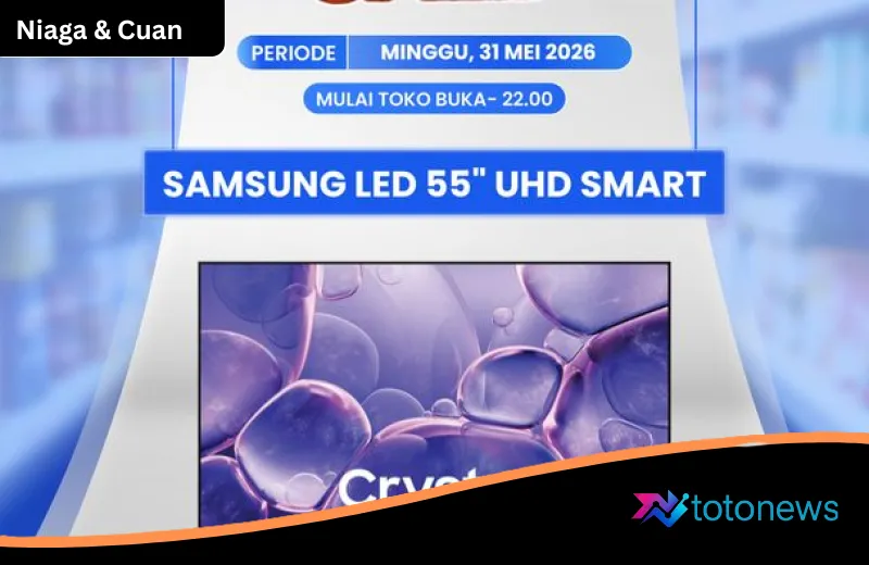 Banjir Diskon Gila-Gilaan! Transmart Full Day Sale Beri Potongan Rp 3 Juta untuk TV 55 Inch