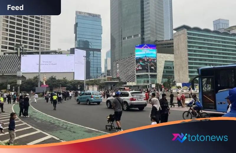 CFD Bundaran HI Ditiadakan, Antusiasme Warga Tetap Memuncak Meski Tanpa Jalur Bebas Kendaraan