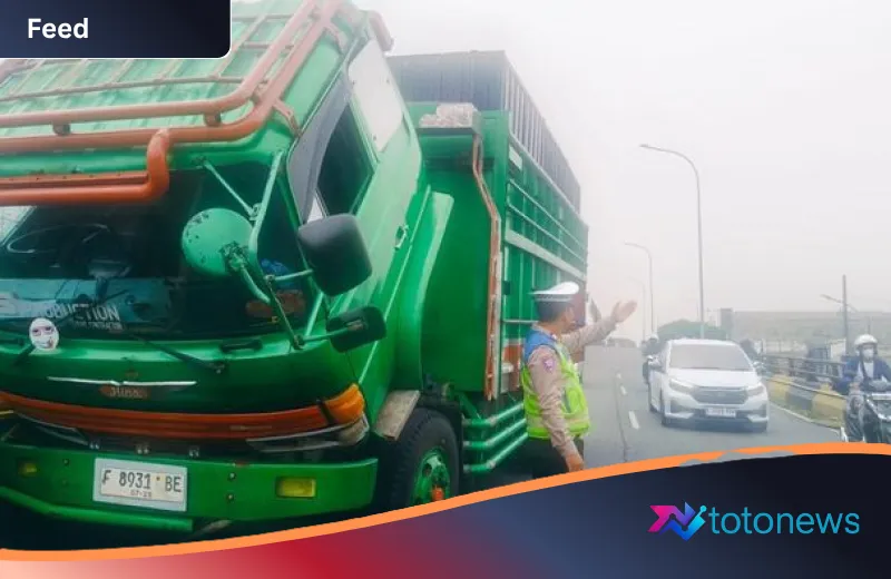 Insiden Flyover Ciputat: Truk Alami Gangguan Rem di Jalur Vital, Polisi Tangsel Bergerak Cepat
