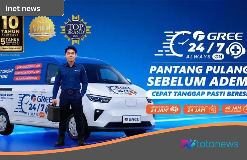Terobosan GREE Indonesia: Layanan Purna Jual 24 Jam Nonstop, Pastikan Kenyamanan Konsumen Tanpa Jeda