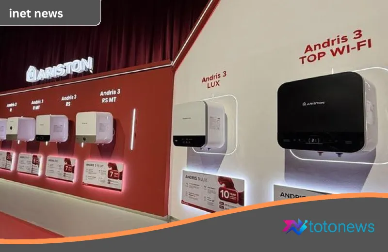 Inovasi Mandi Pintar: Ariston Resmi Luncurkan Seri Andris 3 di Indonesia dengan Kendali Smartphone