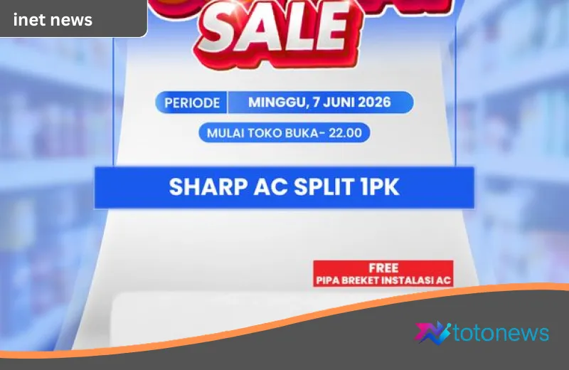 Solusi Sejuk di Tengah Terik: AC Sharp 1 PK Turun Harga Drastis di Transmart Full Day Sale