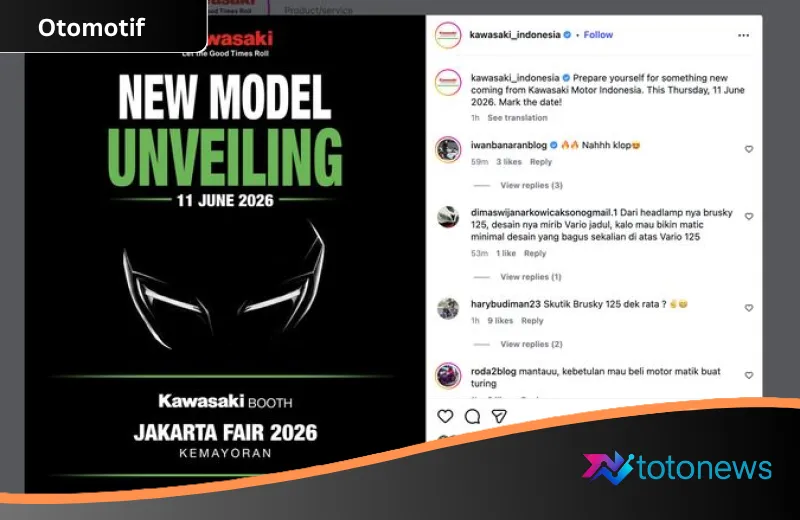 Gebrakan Baru ‘Geng Hijau’: Kawasaki Siap Ramaikan Pasar Motor Matic Indonesia Melalui Ajang JFK 2026