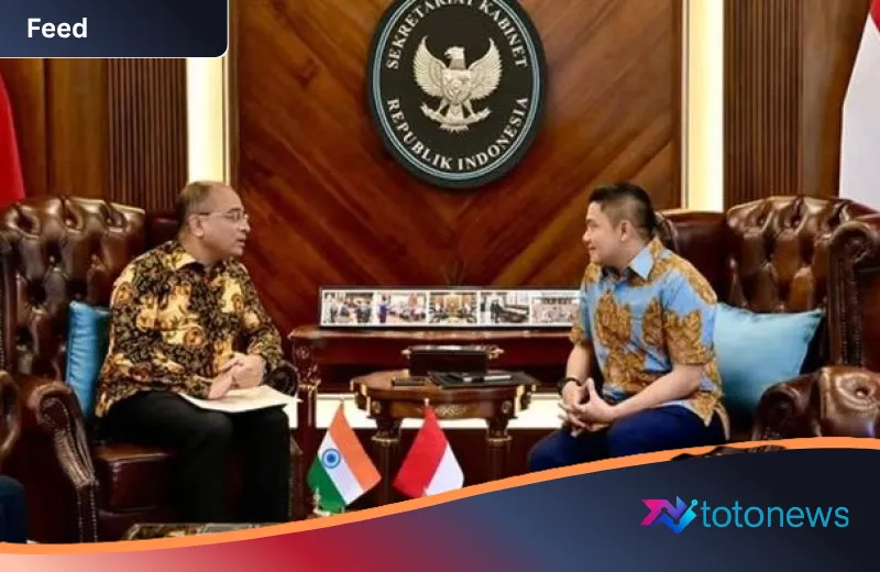 Diplomasi Strategis: Seskab Teddy Indra Wijaya Sambut Dubes India Bahas Rencana Kunjungan PM Narendra Modi