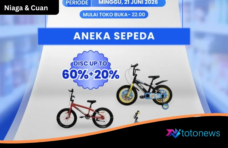 Gebrakan Transmart Full Day Sale 2026: Berburu Sepeda Impian Mulai Rp 1 Jutaan