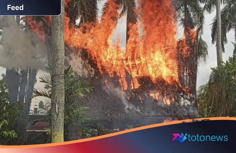Tragedi Sejarah di Medan: Rumah Adat Monumen Sisingamangaraja XII Ludes Terbakar, Saksi Sebut Ada Sosok Misterius