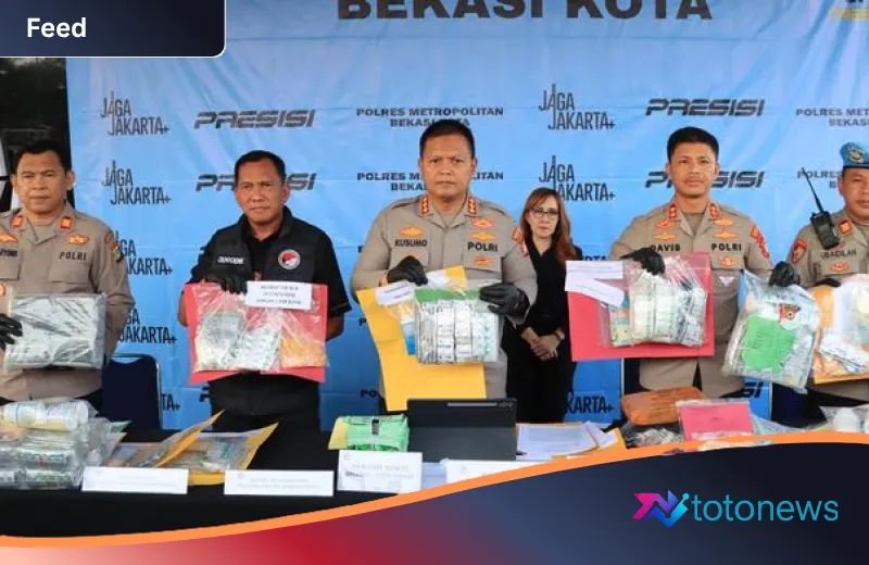 Operasi Senyap di Jantung Patriot: Polres Metro Bekasi Kota Ringkus 121 Tersangka Narkoba dan Sita Ribuan Gram Sabu