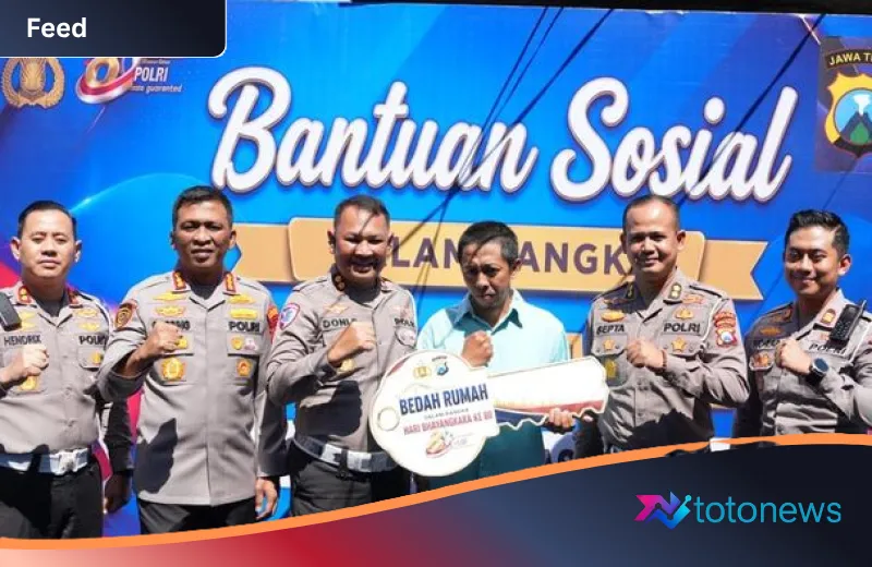 Wujudkan Mimpi Hunian Layak, Polresta Sidoarjo Gelar Bedah Rumah dan Bakti Sosial Masif di Hari Bhayangkara ke-80