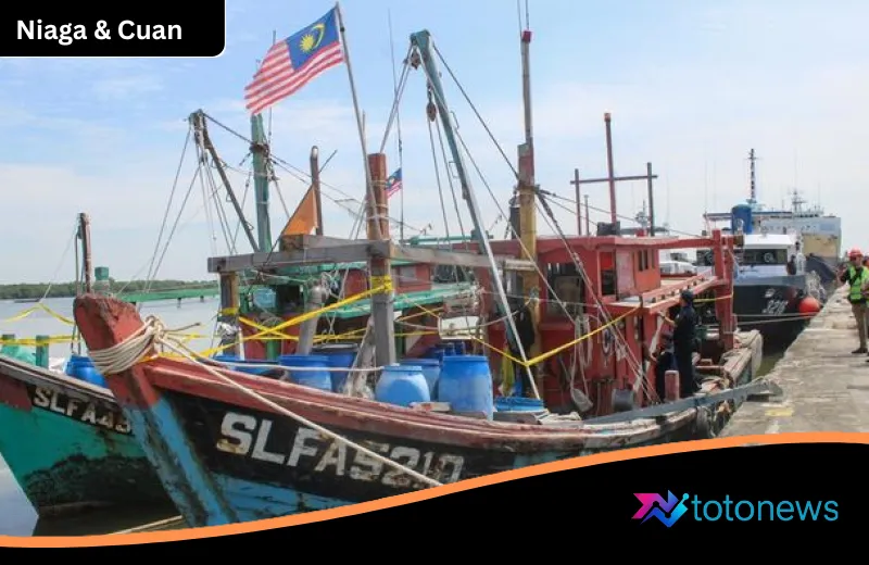 Aksi Tegas KKP: Tiga Kapal Malaysia Tak Berkutik Diciduk Saat Jarah Ikan di Selat Malaka