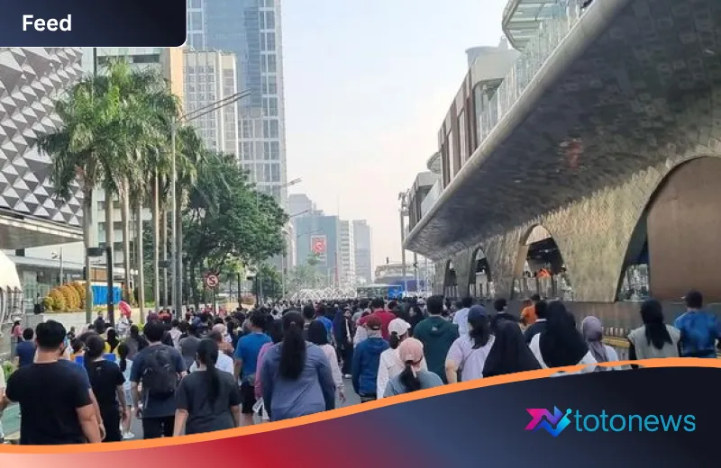 Antusiasme Warga Memuncak, CFD Bundaran HI Pagi Ini Jadi Magnet Gaya Hidup Sehat Jakarta