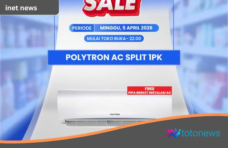 Berburu AC Murah di Transmart Full Day Sale: Unit Polytron 1 PK Turun Harga Drastis!