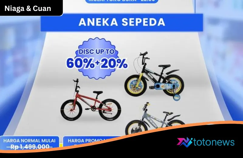 Gebrakan Transmart Full Day Sale: Saatnya Bawa Pulang Sepeda Impian dengan Harga Miring!