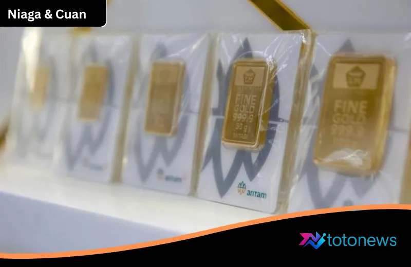 Grafik Harga Emas Antam Sepekan: Melaju Kencang dengan Kenaikan Rp 50 Ribu per Gram