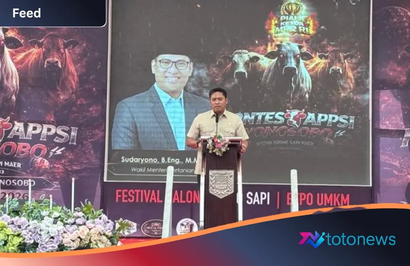 Jaga Ketahanan Pangan, Wamentan Sudaryono Larang Keras Penyembelihan Sapi Betina Produktif