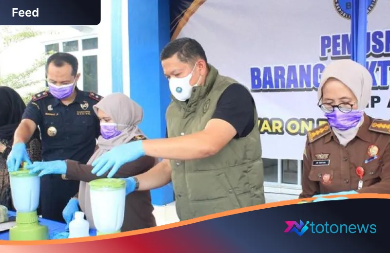 Ketegasan BNN Aceh: 4,9 Kilogram Sabu Hasil Sitaan Resmi Dimusnahkan