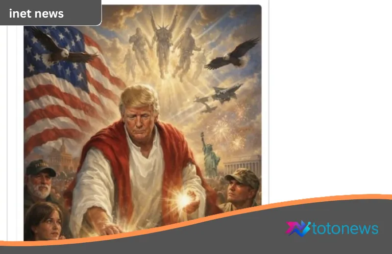 Kontroversi Foto AI Donald Trump: Narasi ‘Penyembuh’ yang Berujung Sorotan Makhluk Misterius