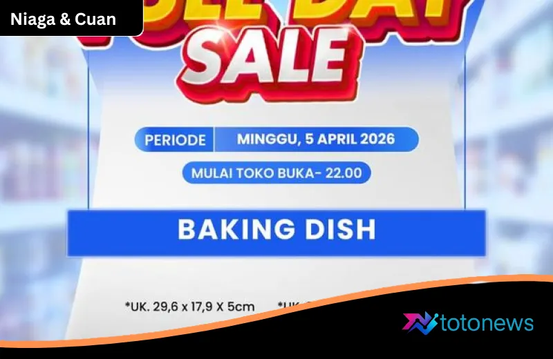 Promo Gila-Gilaan! Transmart Full Day Sale Banting Harga Baking Dish Premium Mulai Rp 39 Ribuan