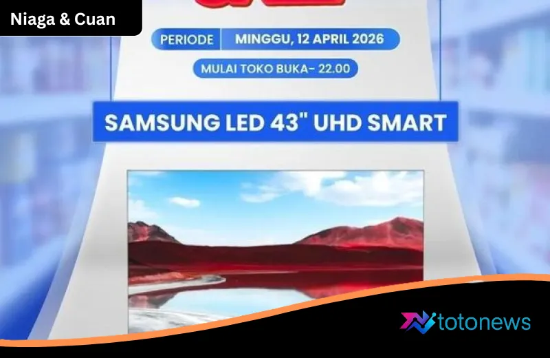 Promo Gila Transmart Full Day Sale: Sikat Samsung LED TV 43 Inch UHD Smart dengan Diskon Jutaan Rupiah!