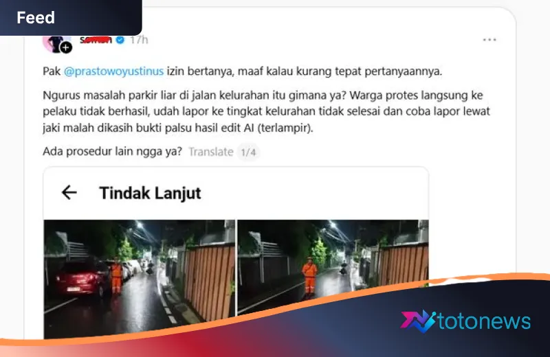 Skandal Foto AI di Aplikasi JAKI: PSI Kecam Manipulasi Laporan yang Cederai Kepercayaan Publik
