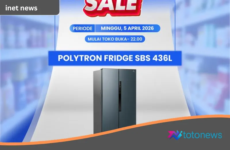 Strategi Belanja Cerdas: Kulkas Mewah Polytron Side by Side Turun Harga Drastis di Transmart Full Day Sale