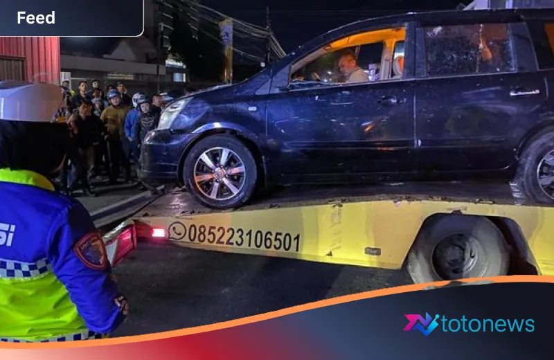 Tragedi Maut di Jalan Ciledug Garut: Grand Livina Hantam Motor dan Gerobak Nasi Goreng, Satu Korban Tewas