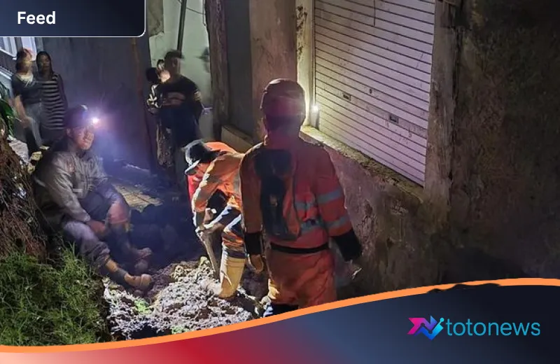 Tragedi di Bogor Barat: Niat ke Warung, Wanita Muda Tewas Tertimbun Tebing Longsor